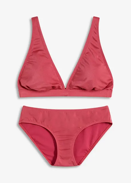 Bikini van glanzend materiaal (2-dlg. set)