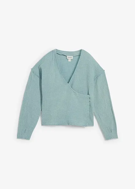 Blouseshirt van puur katoen