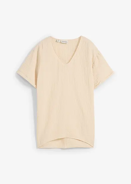 Shirt tuniek van zachte mousseline