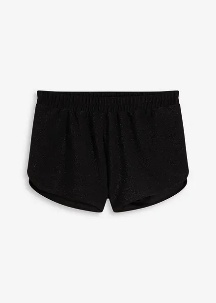 Short met glansgaren