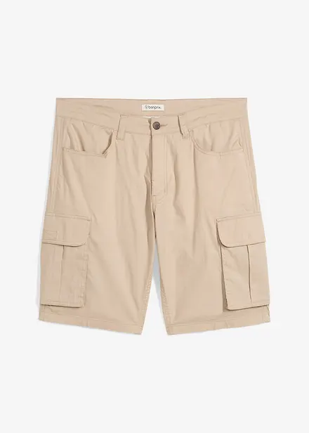 Stretch cargo bermuda, regular fit
