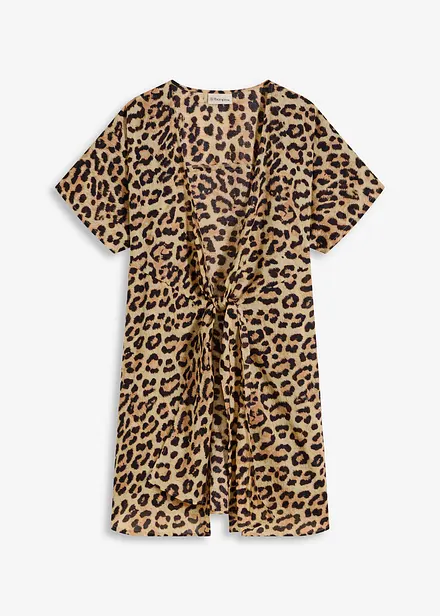 Transparante strandblouse