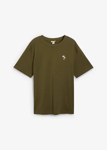 T-shirt met print achter, loose fit
