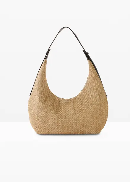 Shopper in rieten look