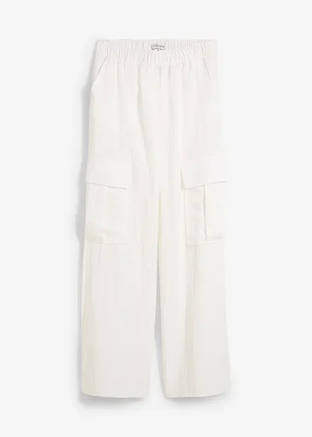 Cargo broek in een soepele lyocellmix