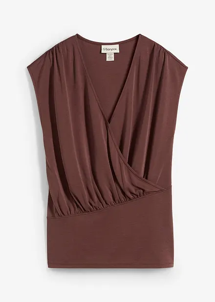 Wikkelshirt van een vloeiende viscosemix