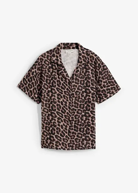 Oversized blouse van mousseline