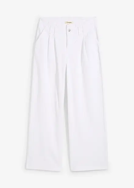 Wide leg jeans low waist, low stretch