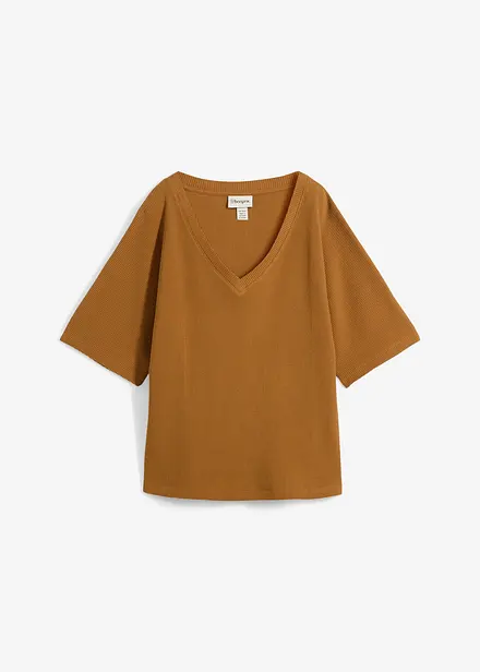 Gestructureerd shirt van katoen