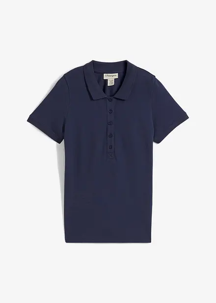 Piqué poloshirt van biologisch katoen