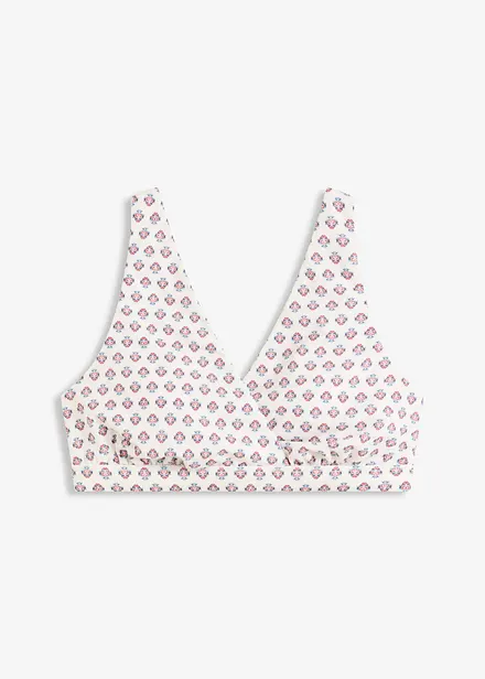 Bralette bikinitop met V-hals