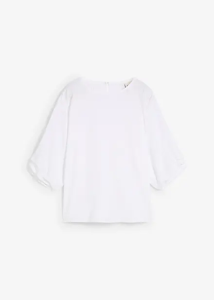 Loose fit blouse van puur katoen