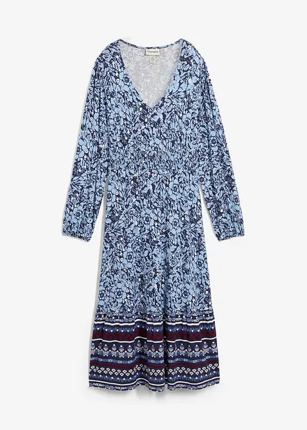 Maxi jurk van een zachte viscose-elastanmix