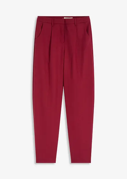 Stoffen broek in barrel fit