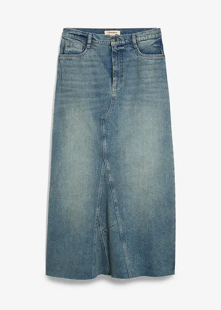 Maxi spijkerrok, mid waist