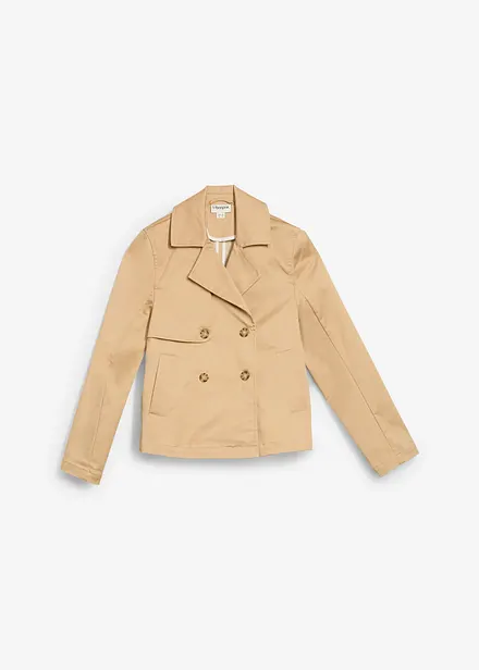 Korte trenchcoat