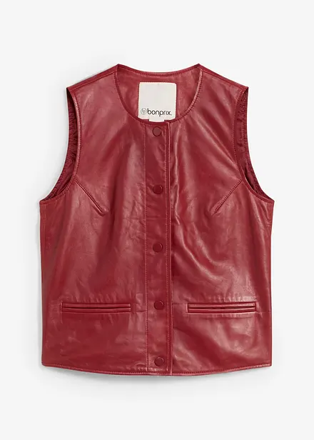 Bodywarmer van lamsnappa