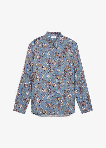 Business overhemd van puur katoen, slim fit