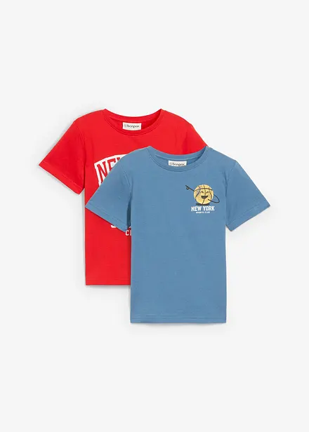 T-shirt van biologisch katoen (set van 2)