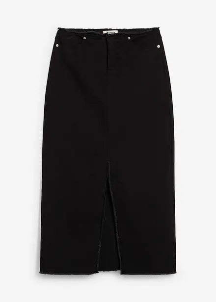 Twill rok met franjes