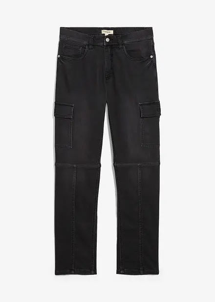 Regular Fit cargo jogging Jeans met comfortband, straight