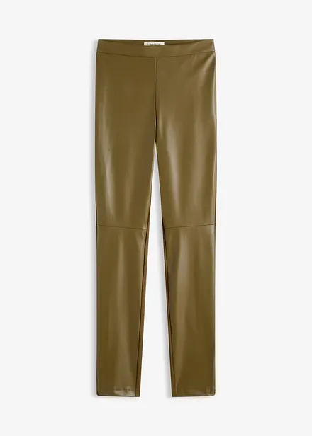 Imitatieleren broek in Punto di Roma mix