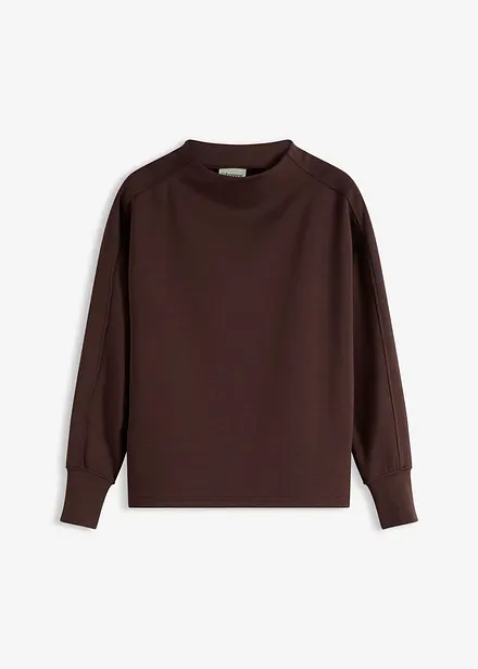 Oversized sweater van zachte scuba