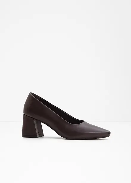 Pumps van leer