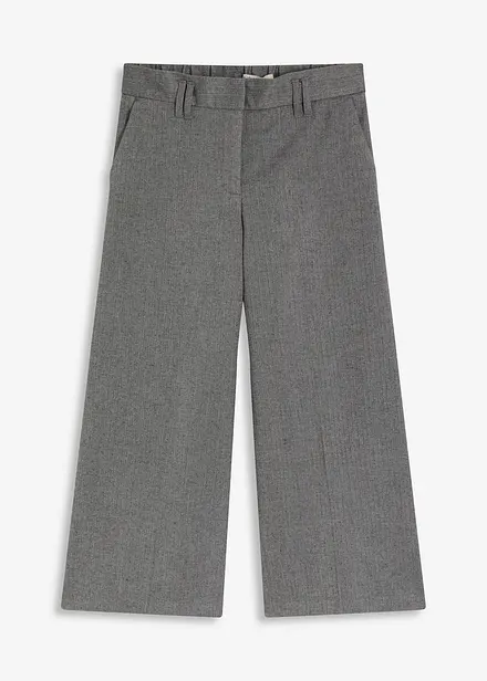 Broek met visgraatpatroon in wollook