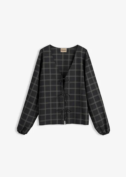 Oversized blouse van zachte viscose