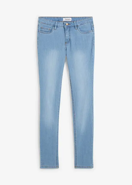 Skinny stretch jeans mid waist
