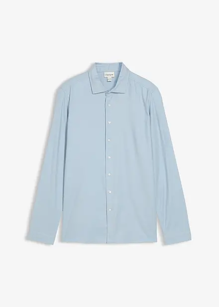 Flanellen business overhemd van puur katoen, slim fit