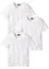 T-shirt met V-hals (set van 3), bonprix