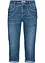 Mid waist cropped jeans, straight, bonprix