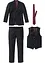 Colbert, broek, gilet en das (4-dlg. set), bonprix