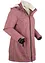 Lange outdoor jas met teddyfleece, waterdicht, bonprix