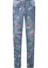 Skinny jeans met bloemenprint, John Baner JEANSWEAR