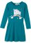 Meisjes jersey jurk van biologisch katoen, lange mouw, bpc bonprix collection