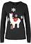 Longsleeve met kerstprint, bonprix