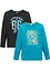 Longsleeve van biologisch katoen (set van 2), bonprix