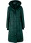 Lange gewatteerde jas met afneembare capuchon, bpc bonprix collection