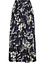 Viscose maxi rok met comfortband en strikkoordjes, bonprix