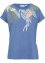 Katoenen boxy shirt met palmboomprint, korte mouw, bpc bonprix collection