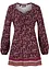 Shirt tuniek met bloemenmotief, bonprix