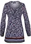 Shirt tuniek met bloemenmotief, bonprix