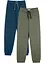 Sweatpants van puur katoen (set van 2), bonprix