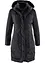 Gewatteerde, korte coat met capuchon, bonprix