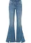 Bootcut jeans met low waist en biologisch katoen, RAINBOW