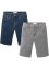 Stretch jeans bermuda met comfort fit, regular (set van 2), John Baner JEANSWEAR