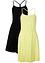 Jersey jurk van biologisch katoen (set van 2), bpc bonprix collection